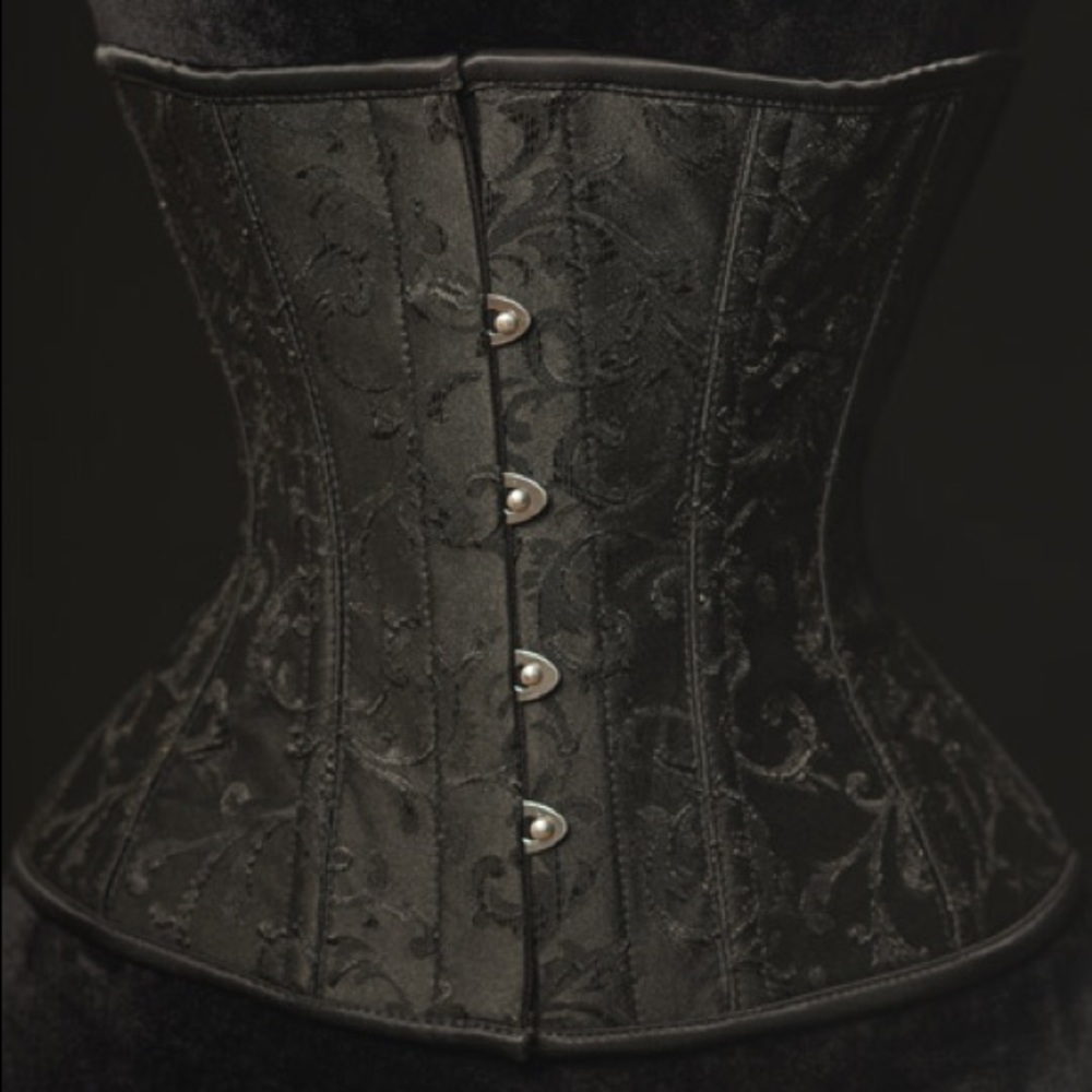 Gothic Brocade Underbust Corset